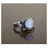Arya Moonstone 925 Silver Ring