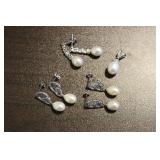 Pearl Earring Sets & Necklace Pendant