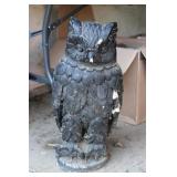 Outdoor Concrete Owl Decoy