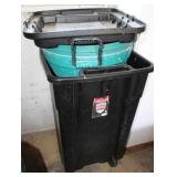 (2) Trash Bins