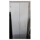 White Storage Cabinet & Contents