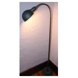 1970's Vintage Black Metal Arc Floor Lamp