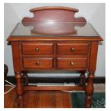 Vtg Drexel Single Drawer Nightstand Phone Table