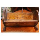 Antique Wooden Baby Doll Cradle