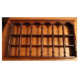 Vintage MCM Wooden Wall Rack