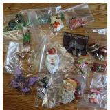 Collection of Vintage Holiday Broaches