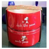Peanuts Snoopy Rae Dunn Christmas Dog Bowls