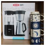 OXO On Barista Brain 9 Cup Coffee Maker w/ Mugs
