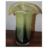 Hand Blown Art Ombre Flower Vase