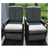 (2) Hanover Ventura Outdoor Luxury Recliners