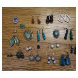 19pc. Gemstone Pendant & Earring Collection