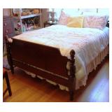 Vintage Wooden Full Size Bed
