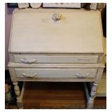 Vintage Painted Pine Writing Desk