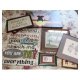 7pc. Family & Love Theme Hanging Art Collection
