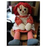 Vintage 36' Large Raggedy Ann Doll