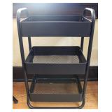 3-Tier Metal Rolling Utility Cart #1