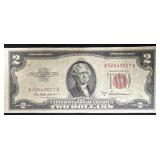 1953-A 2 DOLLAR BILL - RED SEAL