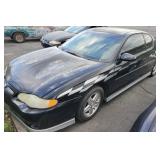2001 CHEVY MONTE CARLO - VIN# 2G1WX15K219316361 -