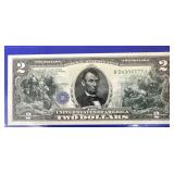 LINCOLN 2 DOLLAR BILL - COMMEMORATIVE BANK NOTE