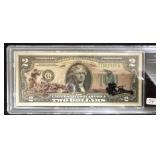 2017 2 DOLLAR - WWII BATTLE IWO JIMA BANK NOTE