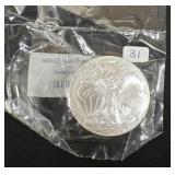 2010 SILVER EAGLE - 1 OZ.