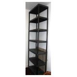 Black Plastic Storage Shelf