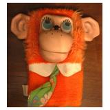 1968 Mattel Jabber Jaws Maurice Monkey Hand Puppet