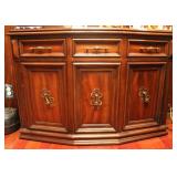 Vintage Art Deco Style 2 Drawer Credenza