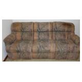 Vintage Multicolored La-Z-Boy Reclining Sofa
