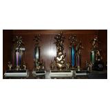 (11) Bowling Trophies