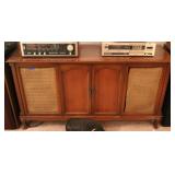 Vintage Stereo Console Cabinet (Cabinet Only)