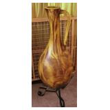 Decorative Large Water Pitcher on Stand