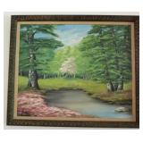 K. Reed Scenic Oil Painting