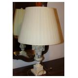 Vintage Italian Alabaster Table Lamp