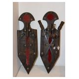 Vintage Medieval Style Wall Plaques