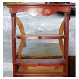 Vintage Painted Spice Wall Shelf