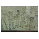 Community Self Reliance Tom Chalkley 1979 Framed