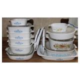 Various Vintage Corning Ware Baking Dishes