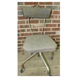 Vintage Industrial Style Steel Desk Chair