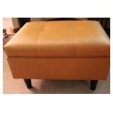 Vintage MCM Button Tufted Foot Ottoman