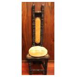 Atq Gothic Sty Spanish Mission Devotional Chair