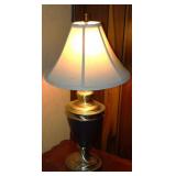 Vintage Brass Urn Style Table Lamp #1