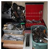 Large Collection of Flatware & Utensils