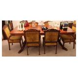 Duncan Fife Style Dining Table w/ Leaf