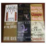 (6) Signed Anne Rice Hardback Books