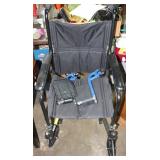 Black Transport Wheelchair