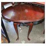 Vtg Ethan Allen Queen Anne Style Drop Leaf Table