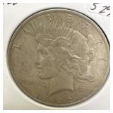 1922 PEACE SILVER DOLLAR
