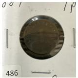 1889 GERMAN 1 PFENNIG