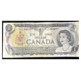 1973 CANADA ONE DOLLAR NOTE